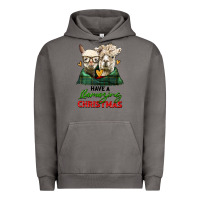 Pigment Tornado have a llamazing christmas alpaca head Urban Hoodie - LillyAllenDesigns
