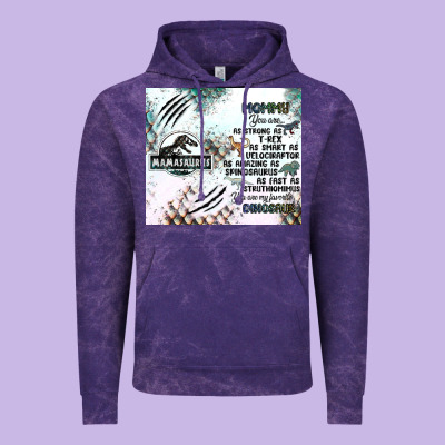 Don't Mess With Mamasaurus Vintage Hoodie Designed By Jahusdesignshop