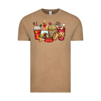 Vintage Coffee golden retriever coffee cups Vintage Tee - Zillion Design Studio