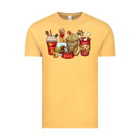 Vintage Mustard golden retriever coffee cups Vintage Tee - Zillion Design Studio