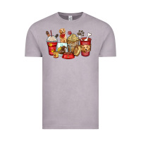 Vintage Zinc golden retriever coffee cups Vintage Tee - Zillion Design Studio