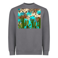 Storm cactus turquoise leopard cowhide tumbler rana Heavyweight Sweatshirt - RanaPortraitStore