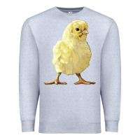 Heather Grey Chick Premium Sweatshirt - LillyAllenDesigns