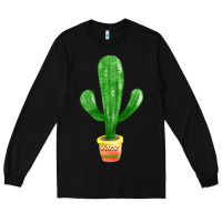 Black mexican cactus Long Sleeve Tee - FaDigitalArtStudio