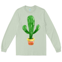 Matcha mexican cactus Long Sleeve Tee - FaDigitalArtStudio