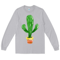 Moon Dust mexican cactus Long Sleeve Tee - FaDigitalArtStudio