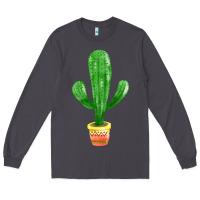 Smoke mexican cactus Long Sleeve Tee - FaDigitalArtStudio