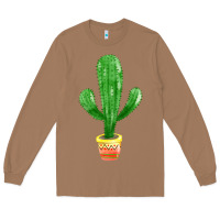 Toasted Coconut mexican cactus Long Sleeve Tee - FaDigitalArtStudio