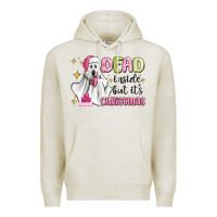Oatmeal Heather dead inside but it's christmas Premium Hoodie - MaliasSmallBusiness