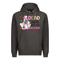 Smoke dead inside but it's christmas Premium Hoodie - MaliasSmallBusiness
