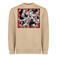 Mushroom cowhide glitter tooled leather Heavyweight Sweatshirt - RanaPortraitStore