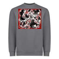 Storm cowhide glitter tooled leather Heavyweight Sweatshirt - RanaPortraitStore