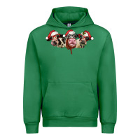Emerald christmas holstein cows Urban Hoodie - LillyAllenDesigns