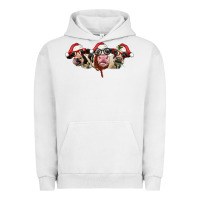 Pigment Lunar Rock christmas holstein cows Urban Hoodie - LillyAllenDesigns