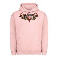 Pigment Salmon christmas holstein cows Urban Hoodie - LillyAllenDesigns