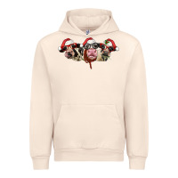 Sandshell christmas holstein cows Urban Hoodie - LillyAllenDesigns