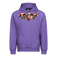 Tulip christmas holstein cows Urban Hoodie - LillyAllenDesigns