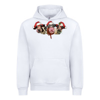 White christmas holstein cows Urban Hoodie - LillyAllenDesigns