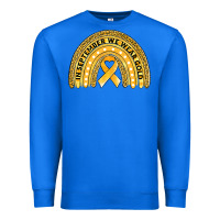 True Royal Childhood cancer awareness rainbow Premium Sweatshirt - Jasminsmagicworld