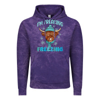 Cloud Purple i'm freaking freezing Vintage Hoodie - MaliasSmallBusiness