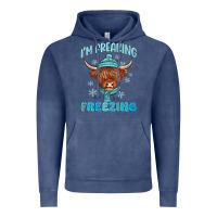 Vintage Denim i'm freaking freezing Vintage Hoodie - MaliasSmallBusiness
