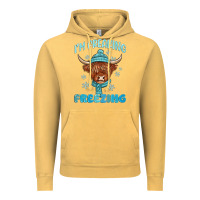Vintage Mustard i'm freaking freezing Vintage Hoodie - MaliasSmallBusiness
