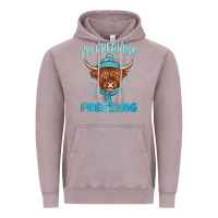 Vintage Zinc i'm freaking freezing Vintage Hoodie - MaliasSmallBusiness