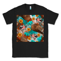 Black western cowboy hat seamless pattern Classic Tee - BundleAndBundleShop