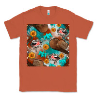 Copper western cowboy hat seamless pattern Classic Tee - BundleAndBundleShop
