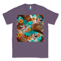 Lavender western cowboy hat seamless pattern Classic Tee - BundleAndBundleShop