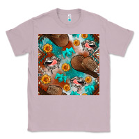 Lilac western cowboy hat seamless pattern Classic Tee - BundleAndBundleShop