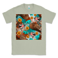 Matcha western cowboy hat seamless pattern Classic Tee - BundleAndBundleShop