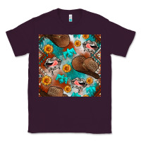 Plum western cowboy hat seamless pattern Classic Tee - BundleAndBundleShop