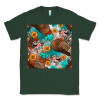 Sports Green western cowboy hat seamless pattern Classic Tee - BundleAndBundleShop