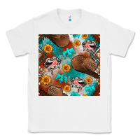 White western cowboy hat seamless pattern Classic Tee - BundleAndBundleShop