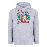 Heather Grey little mister america Heavyweight Hoodie - NancyCooperArtShop