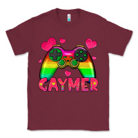 Burgundy gaymer Classic Tee - HRA Design Shop