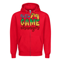 Red Be the game changer Zipper Hoodie - JahusDesignShop