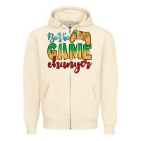Sandshell Be the game changer Zipper Hoodie - JahusDesignShop