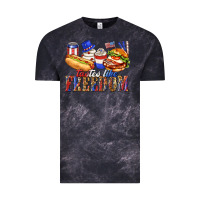 Cloud Black tastes like freedom with leopard Vintage Tee - texasbilliewilder