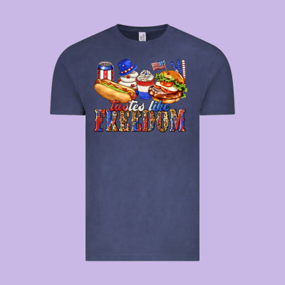 Vintage Tee tastes like freedom with leopard