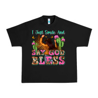 Black i just smile and say god bless Urban Heavy Tee - Zillion Design Studio