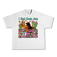 Lunar Rock i just smile and say god bless Urban Heavy Tee - Zillion Design Studio