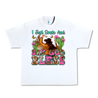 I Just Smile And Say God Bless Urban Heavy Tee | Teevron