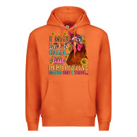 Carrot i may look calm but in my head i pecked you three Premium Hoodie - NancyCooperArtShop
