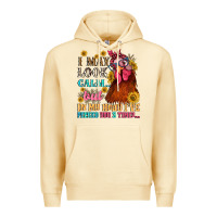 Pina Colada i may look calm but in my head i pecked you three Premium Hoodie - NancyCooperArtShop