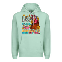 Seafoam i may look calm but in my head i pecked you three Premium Hoodie - NancyCooperArtShop