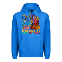 True Royal i may look calm but in my head i pecked you three Premium Hoodie - NancyCooperArtShop