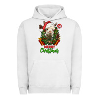 Pigment Lunar Rock merry christmas alpaca face Urban Hoodie - LillyAllenDesigns