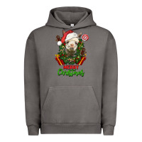 Pigment Tornado merry christmas alpaca face Urban Hoodie - LillyAllenDesigns